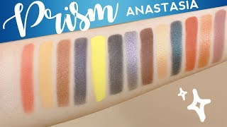 Anastasia Prism Palette Swatches All 14 Eyeshadow Abh