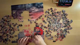 Puzzle with me: Clementoni "Evening in Kyoto" (500 pieces) | 4K | #puzzle #clementoni