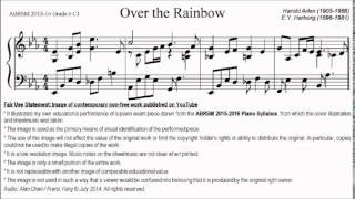 ABRSM Piano 2015-2016 Grade 6 C:1 C1 Arlen and Harburg arr. Stapleton Over the Rainbow Sheet Music