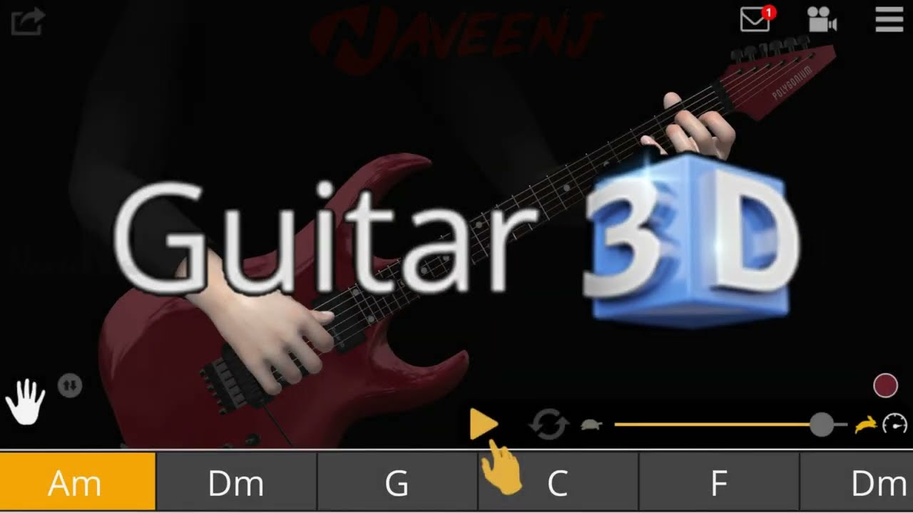 Best App for Learning Guitar Chords | Guitar 3D | Android/iOS