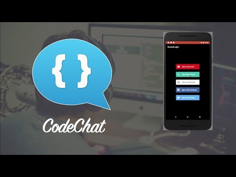 Chat app in Android, PhoneBook and social login