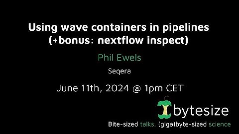 nf-core/bytesize: Using wave containers in pipelines (+bonus: nextflow inspect)