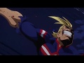 Boku no hero academia  all might fights the villain all for one amv