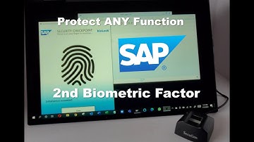 Protect Windows, SAP Login, Transactions, and ANY SAP Function with bioLock and SecuGen Fingerprint