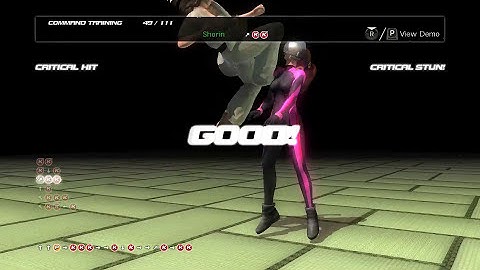 Dead or Alive 5 Last Round (PC) - Hitomi movelist training