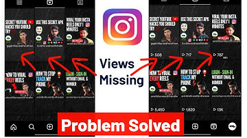 How to FIX instagram reels views not showing | Instagram reels views count not showing 2025