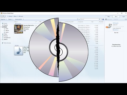 Rip a CD with Windows Media Player