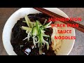 Jajangmyeon | Korean black bean sauce noodles | Vegetarian version | How to make