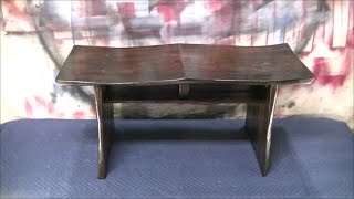 In this video I make a Japanese style bench made to resemble a Torii Gate. I