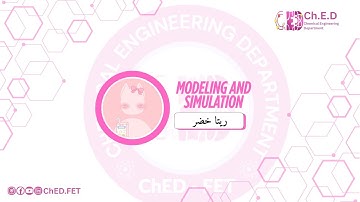 Chapter 1 - Modeling and simulation (Elements of Modeling and Model Types)