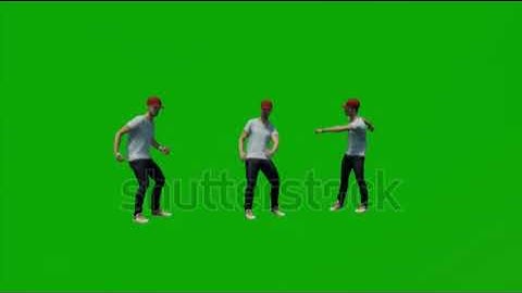 Man green screen video download 3d man dancing Chromakey animation rendering buy in telegram bio