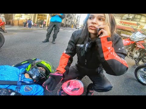 DOUBLE HIT & RUN! ANGRY, SCARY, FUNNY & BAD MOTORCYCLE MOMENTS 2020 [Ep.#31]