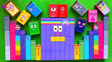 Looking for Numberblocks NEW 101 147 Puzzle Tetris Shape ASMR chirping of birds