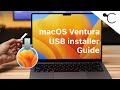 How to create a macos ventura bootable usb installer