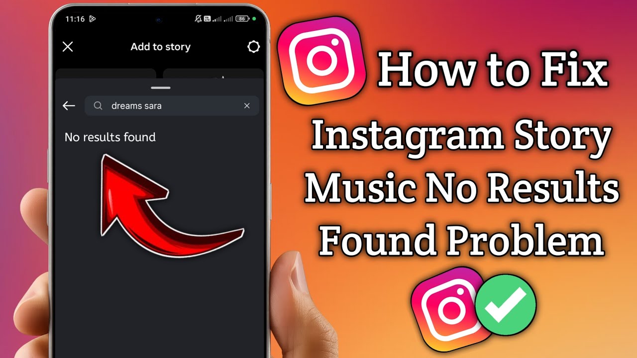How to Fix Instagram Story Music "No Results Found" Problem | Instagram Music Not Working (2025)
