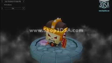 www.Meshtint.com | Toon Skeleton Knight