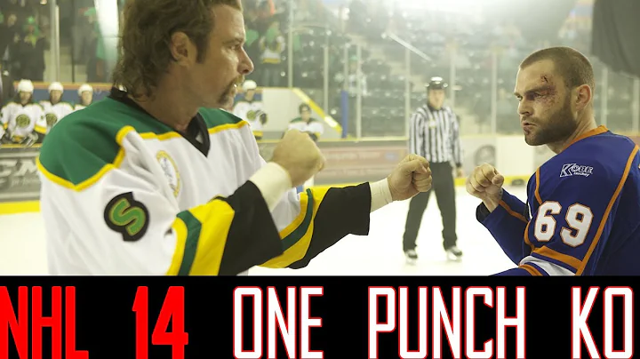 "NHL 14 DEMO GAMEPLAY" Duncan Keith GETS KO'D IN ONE PUNCH "ONE PUNCH KNOCKOUT"