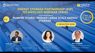 Webinar - Pumped Hydro – Proven Large Scale Energy Storage