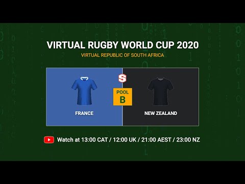 France v New Zealand: Virtual Rugby World Cup Pool B (Superbru)