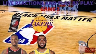 We are live for this great first round matchup! blazers took game 1 of
series! can the lakers tie series or does portland take a 2-0 lead?
come on i...