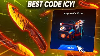 🚀 KNIFE GIVE ME A BIG WIN ON BATTLE !🎁 CSGO-SKINS  | USE CODE ICY FOR FREE SKINS !🎁🚀