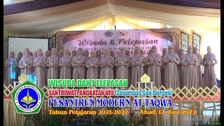 WISUDA DAN PELEPASAN SANTRI NIHAI ANGKATAN VIII PM AT-TAQWA 2022