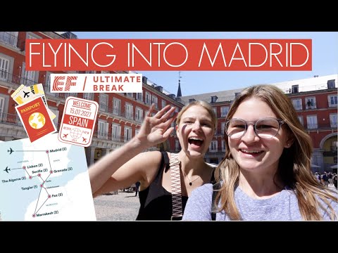 Flying to MADRID, SPAIN // EF Ultimate Break Spain, Morocco, Portugal: Travel Day, Room Tour, Dinner