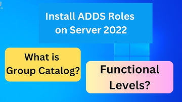 3.How to Install Active Directory Domain Services (ADDS) Roles on Windows Server 2022| Group Catalog