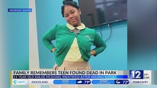 Family speaks out after teen found dead in Jackson park