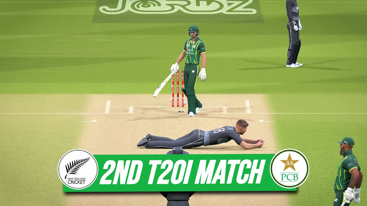 Pakistan Vs New Zealand 2nd T20i Match 2024 | Cricket 24 - YouTube