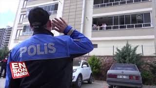 Balkondan Gördüğü Polislere 23 Nisan Şiiri Okuyan Çocuk