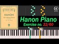 Hanon Piano Exercise no.22/60 | Philic Piano