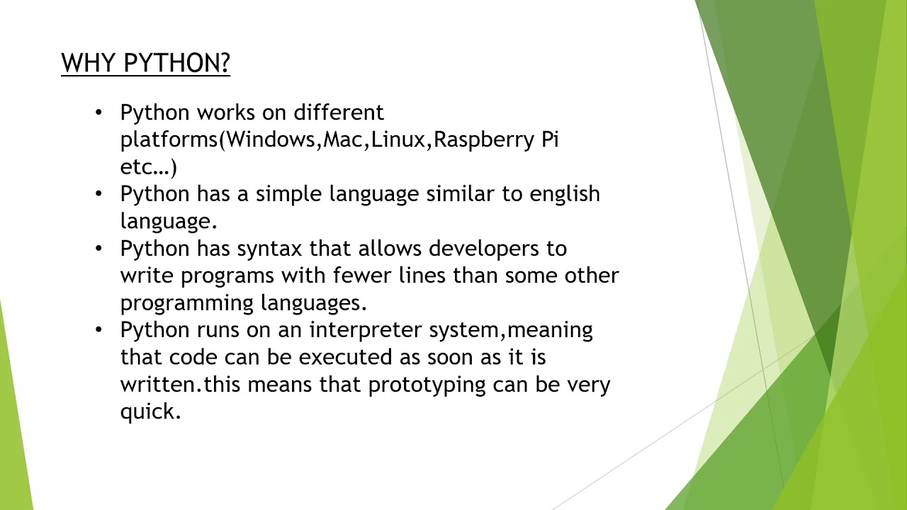 introduction to python in simple terms (to the beginners) - YouTube
