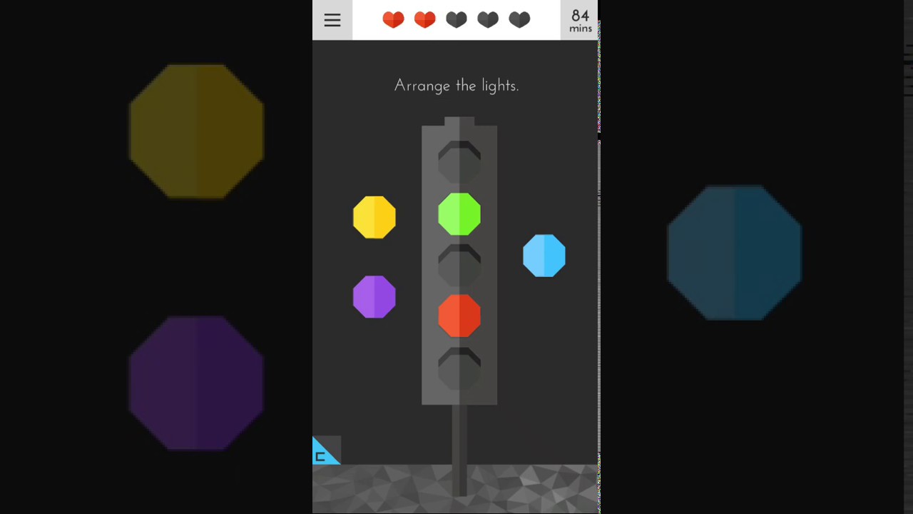 Test level Arrange the lights Walk-through - YouTube
