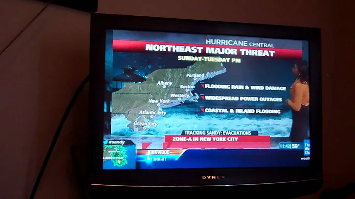 Hurricane Sandy Weather Channel Coverage 10/28/2012 Part 2