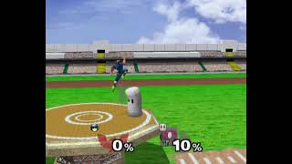 Super Smash Bros. Melee CrazyMod UE/Debug Menu - 10 Captain Falcon with Falcon Punch with Sandbag