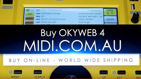 Okyweb 4 BackingTrack Player (MIDI Files)