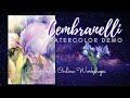 Online Workshop Demo  -  Watercolor/Aquarela - Demo - Iris