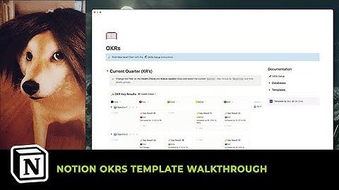 Notion OKRs Template Walkthrough