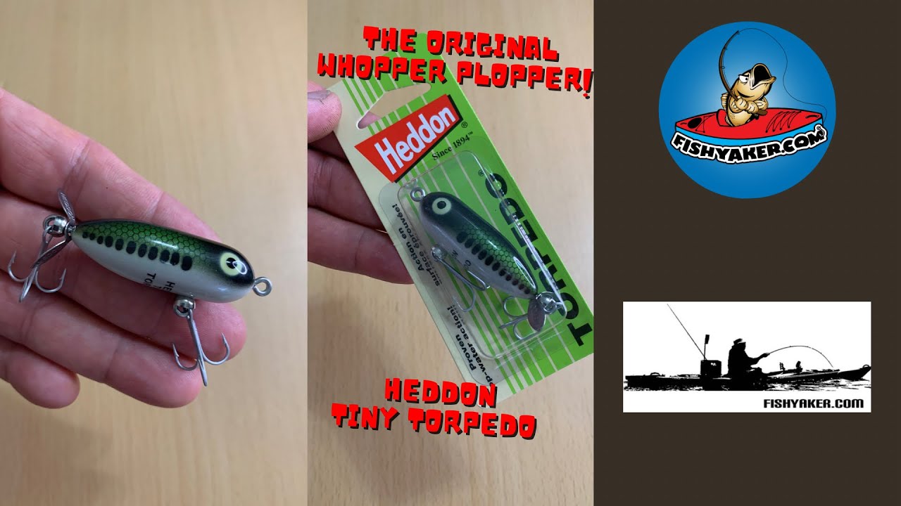 Original Whopper Plopper! Heddon Tiny Torpedo Fishing Lure #shorts