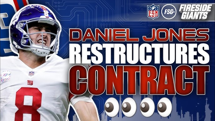 Daniel Jones' 2023 cap number with $160M Giants contract