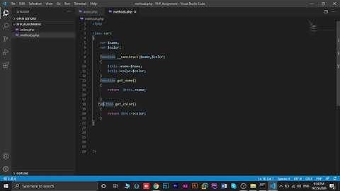 PHP Constructor | function | object | public and private | class