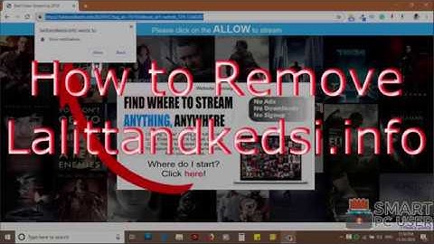 Remove Lalittandkedsi.info Pop-up Notifications (Firefox & Chrome)