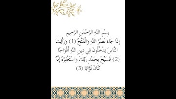 سورة النصر #القرآن_الكريم #سورة #اسلام_صبحي #fyp #اكسبلور #explore #تجويد #حالاتواتساب