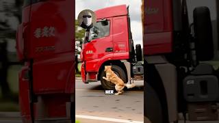 Mother stopped Truck… to save his son ❤️‍🩹 #shorts