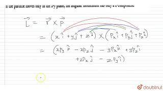 Find the components along the `x,y,z` axes of the angular momentum