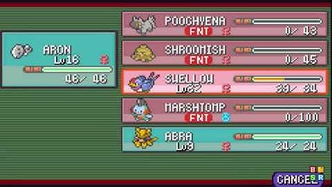 pokemon ruby part 25 5th gym sucks but i win