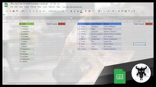 Why your COUNT function might not be working in Google Sheets