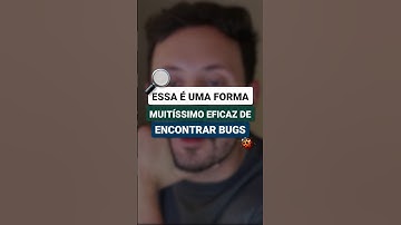 Essa é uma forma muitíssimo eficaz de encontrar bugs | #shorts #qa #testedesoftware