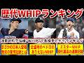 【えげつない】注目の指標”WHIP”でMLBの投手のシーズンランキングを見たらヤバすぎた